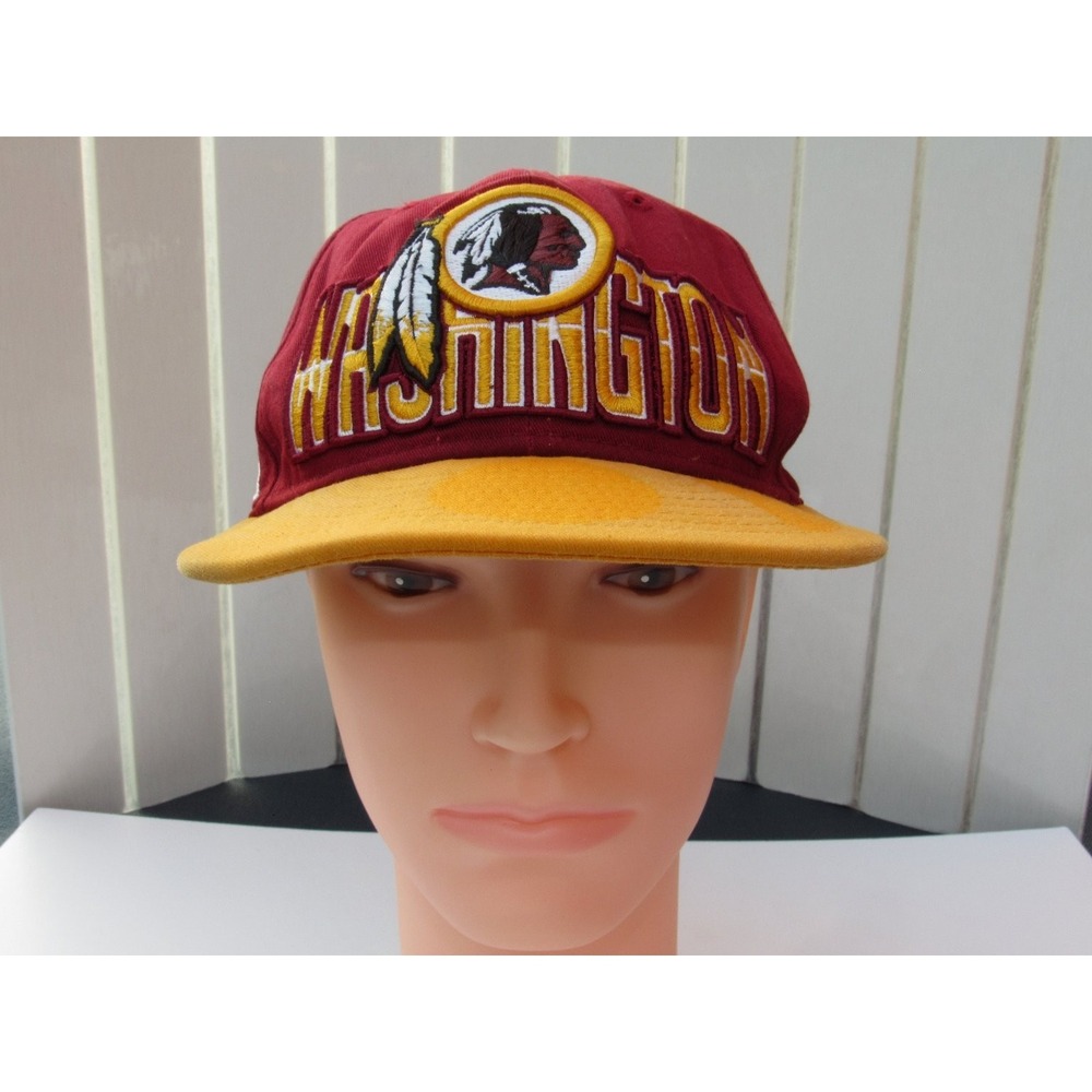 Washington Redskins New Era 9FIFTY Snapback Hat Men's Adj M/L Maroon Gold NFL